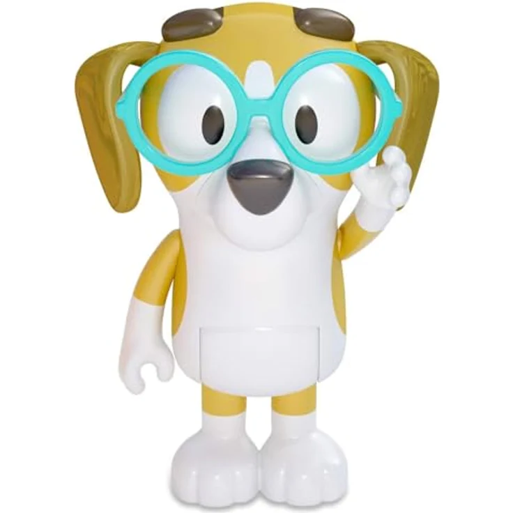 Bluey 4er-Figuren-Set: Bluey und ihre Freunde: Bluey, Coco, Snickers und Honey; 6,3 - 7,6 cm große Figuren mit beweglichen Gelenken – offizieller Bluey-Sammelartikel – Bild 5