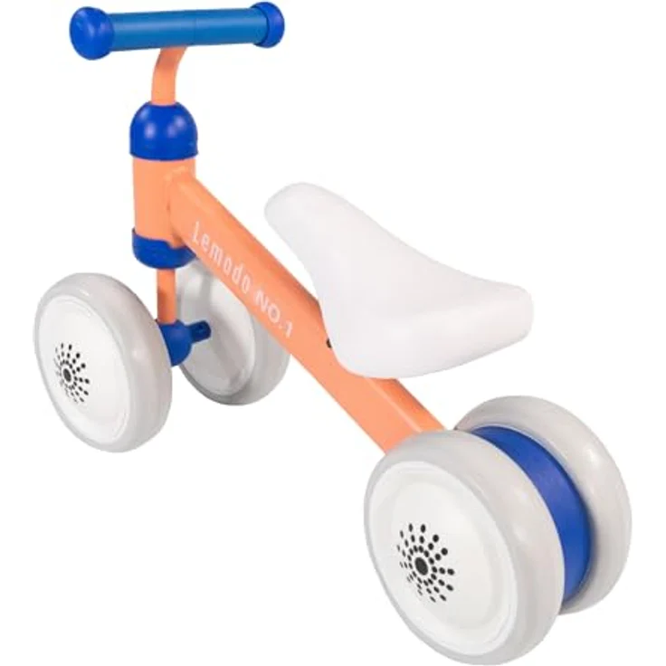 Lemodo Laufrad rot, Lauflernrad für Kleinkinder ab 1 Jahr, mit stabilem Metallrahmen und höhenverstellbarem Sitz, Balance Fahrrad ohne Pedale, max. Belastung 50kg – Bild 4
