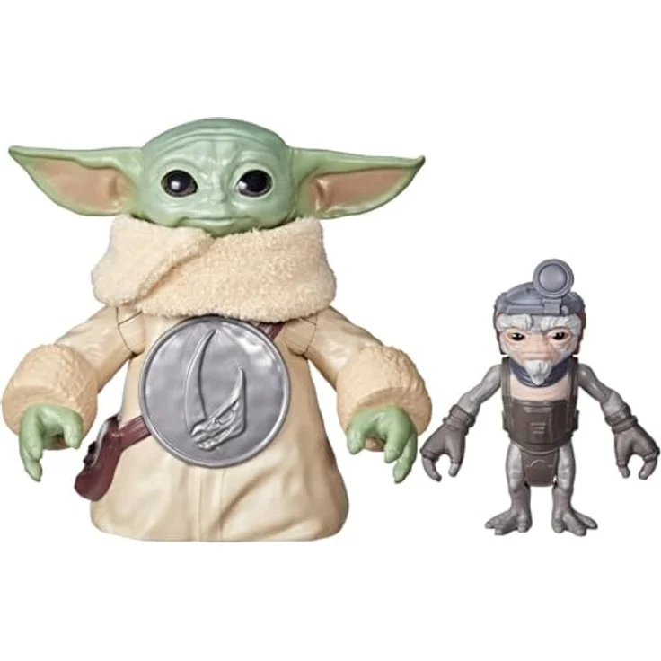 Star Wars Knuddelspaß Grogu, 16,5 cm große elektronische Action-Figur mit Anzellaner, interaktives Spielzeug mit über 20 Geräuschen für Kinder ab 4 Jahren – Bild 1