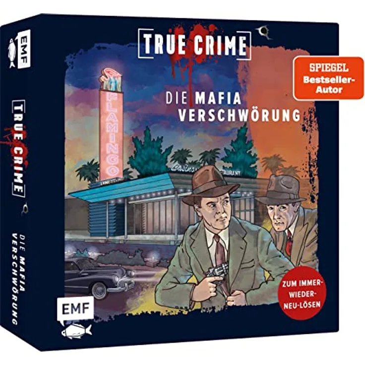 EMF True Crime – Die Mafia-Verschwörung, Krimispiel nach wahren Begebenheiten für 1–4 Spieler*innen, ab 12 Jahren