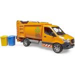 bruder 02682 - MB Sprinter Kommunal Müllfahrzeug - 1:16, Spielzeug Müllauto mit Entleerfunktion, 2 Mülltonnen, ABS Kunststoff, ab 4 Jahren - Preisvergleich