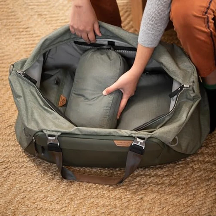 Peak Design Packing Cube Small, komprimierbarer Etui mit 9 Litern Volumen, selbstheilendem Material und Expansions-Reißverschluss – Bild 5