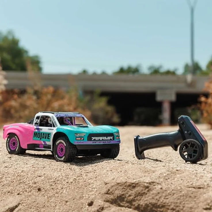 ARRMA ARA2304ST1 MOJAVE GROM 223S BLX Brushless 4X4 Small Scale Akku/Lader Teal, Ferngesteuertes Auto für Anfänger bis Profis mit Dynamischer Stabilitätskontrolle – Bild 4