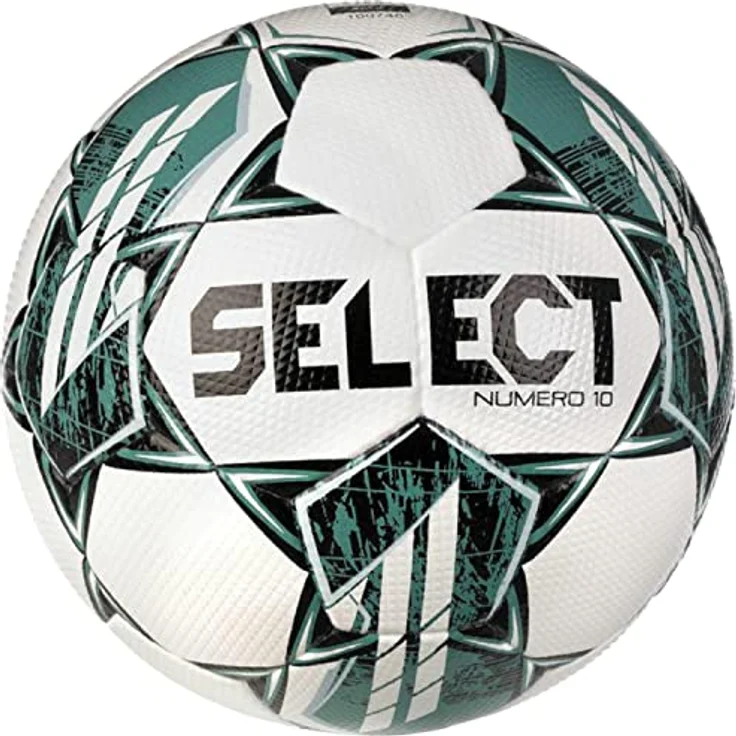 Select Numero 10 FIFA Basic Ball WHT-GRE, Unisex Footballs, Synthetic Leather, White, 5 EU – Bild 1