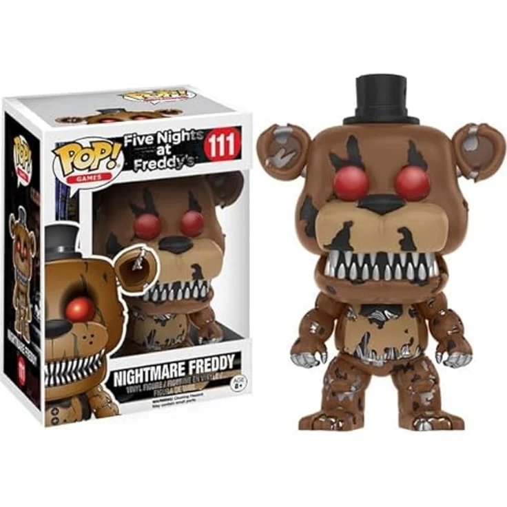 FIVE NIGHTS AT FREDDY'S Nightmare Freddy Vinyl Figure 111 Funko Pop! Standard – Bild 2