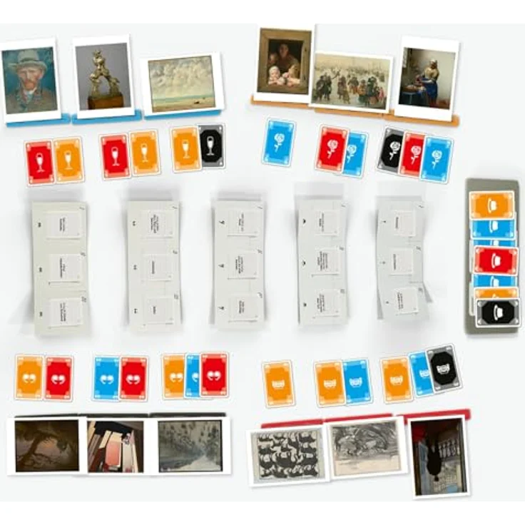 Ars Edition Gallerista, Brettspiel für 3-7 Spieler, Familienspiele mit Kunstwerken auf Postkarten, ab 10 Jahren, 60 Minuten Spielzeit – Bild 4