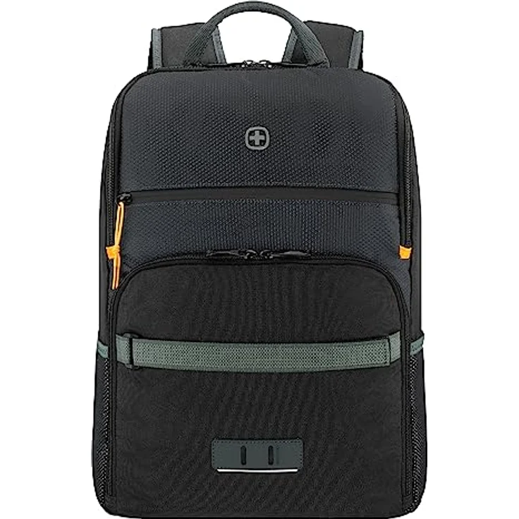 WENGER NEXT 23, Move, Gravity Black, Schwarz, 33cm x 45cm x 21cm, Schwarzer Rucksack – Bild 1