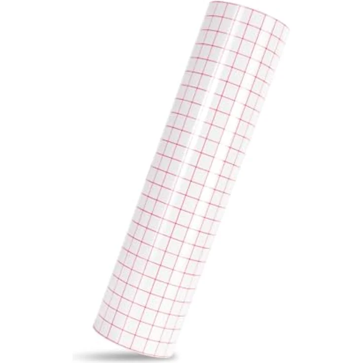 LOKLiK Gittertransferband für Vinylfolien, transparente Transferfolie mit Karo-Aufdruck, 33 cm x 3 m – Bild 6