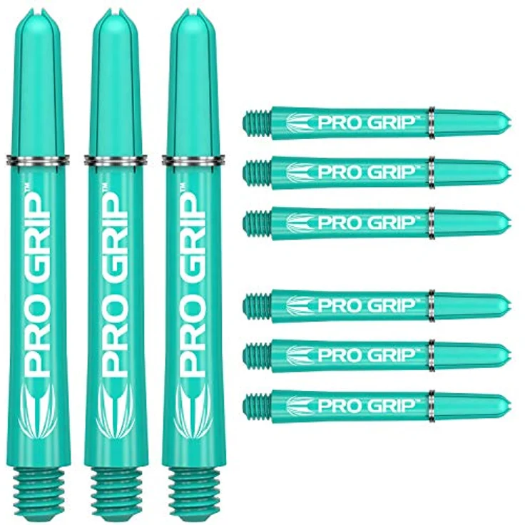 Target Darts Aqua Pro Grip Dartschäfte Kurt, 3 x Sätze mit 9 Dartschäften, optimale Griffigkeit und maximale Kontrolle – Bild 1