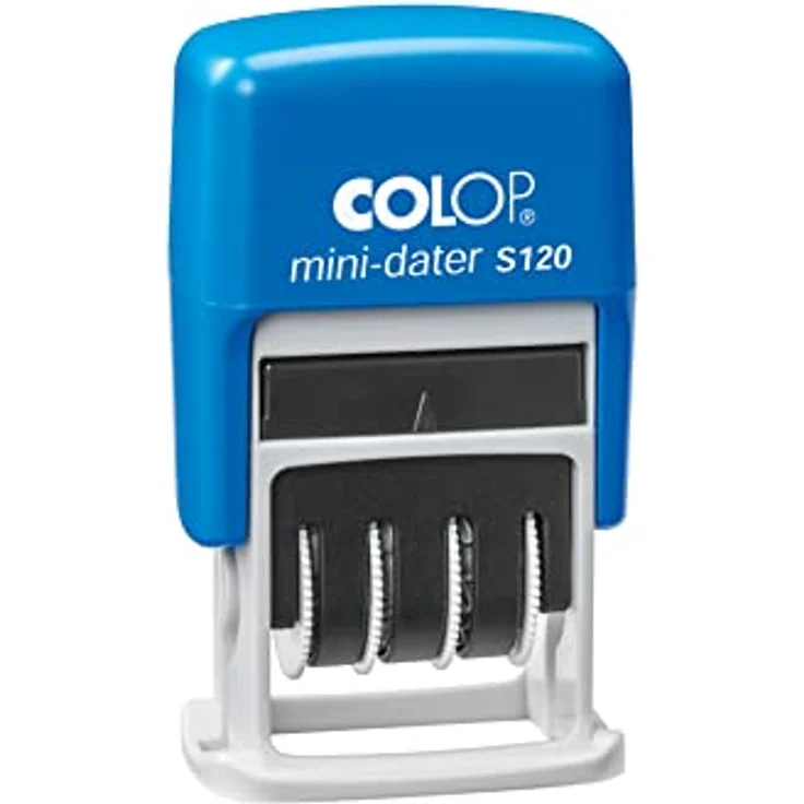 COLOP Stempel S 120, Datumstempel selbstfärbend, schwarz – Bild 2