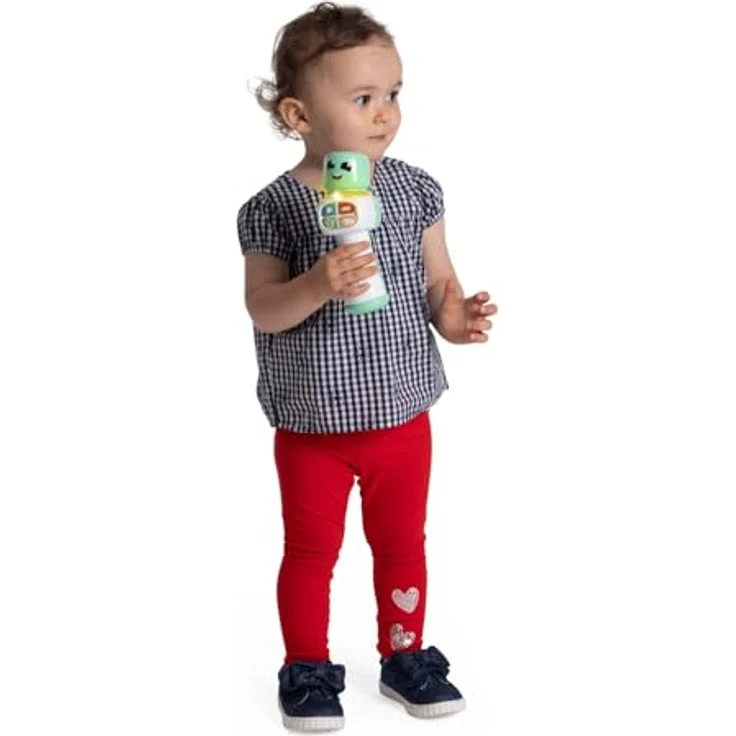 Chicco Mikrofon Spielzeug, interaktives Musikspielzeug für Kleinkinder 18-36 Monate, 4in1 Spielmodus mit Stimmeffekten, Melodien und Lichtern – Bild 2