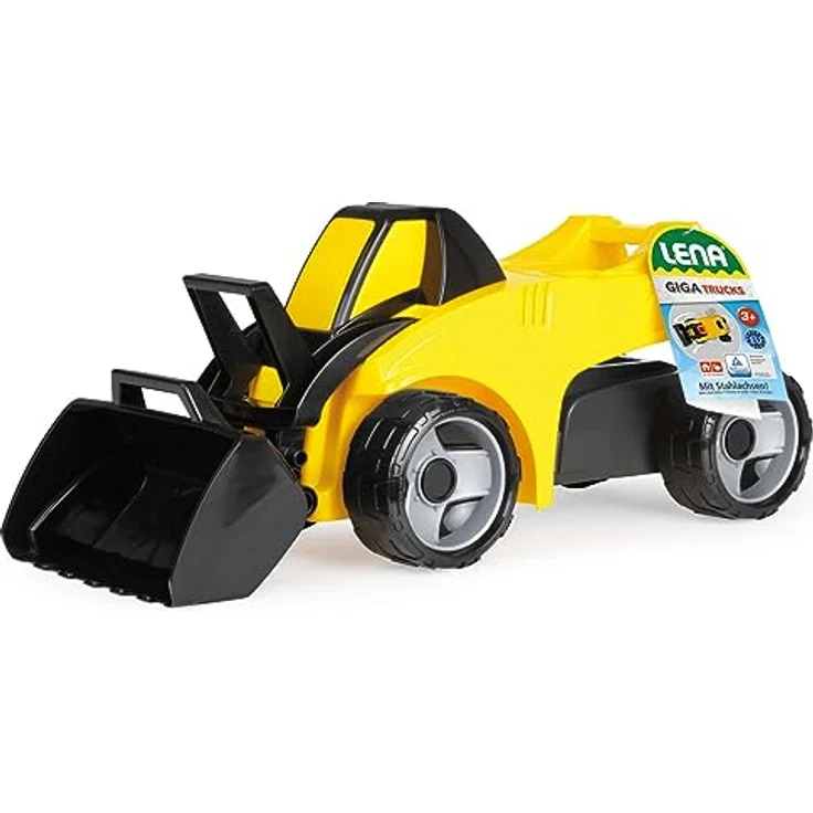 Lena GIGA TRUCKS Aufsitzschaufellader Pro X, robustes Spielzeugfahrzeug mit Knicklenkung, TÜV-zertifiziert, für Innen- und Außeneinsatz – Bild 5