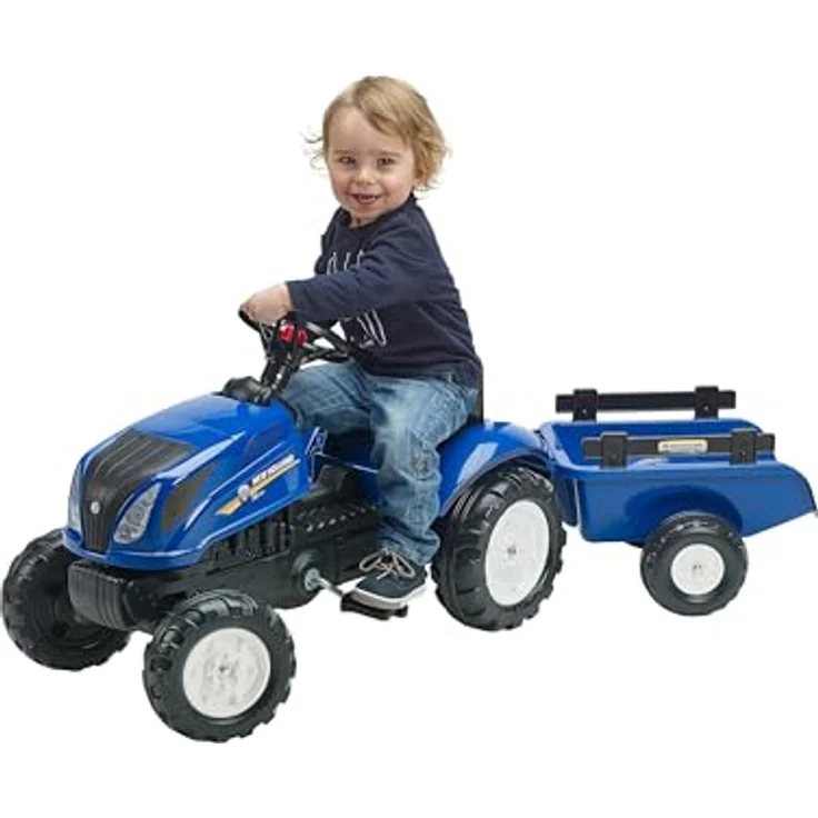 FALK New Holland traktor med vogn (808-070) – Bild 3