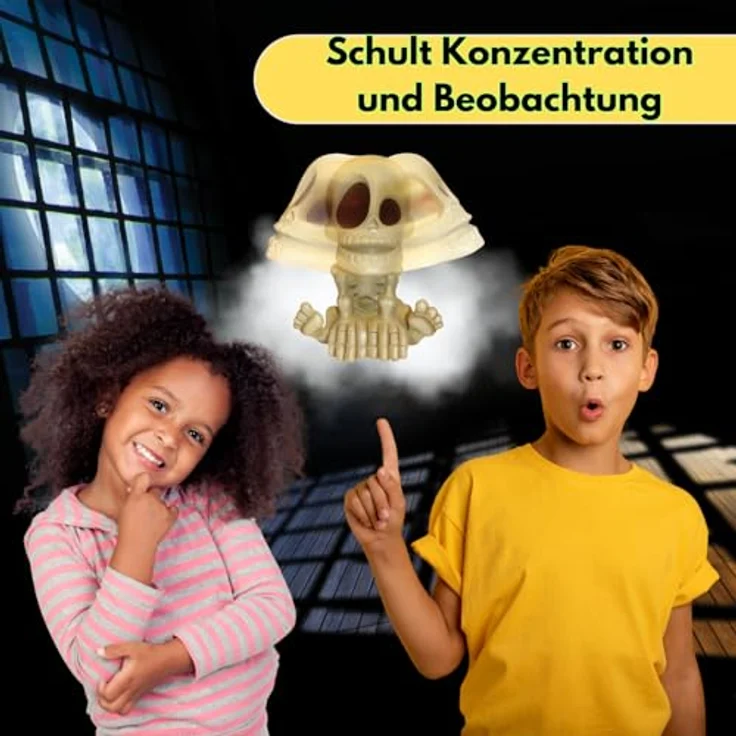 Hutter Trade Geisterjagd - Vertreibe sie alle! Brettspiel mit gruseligem Johnny Skeletti, für Kinder ab 3 Jahren – Bild 4