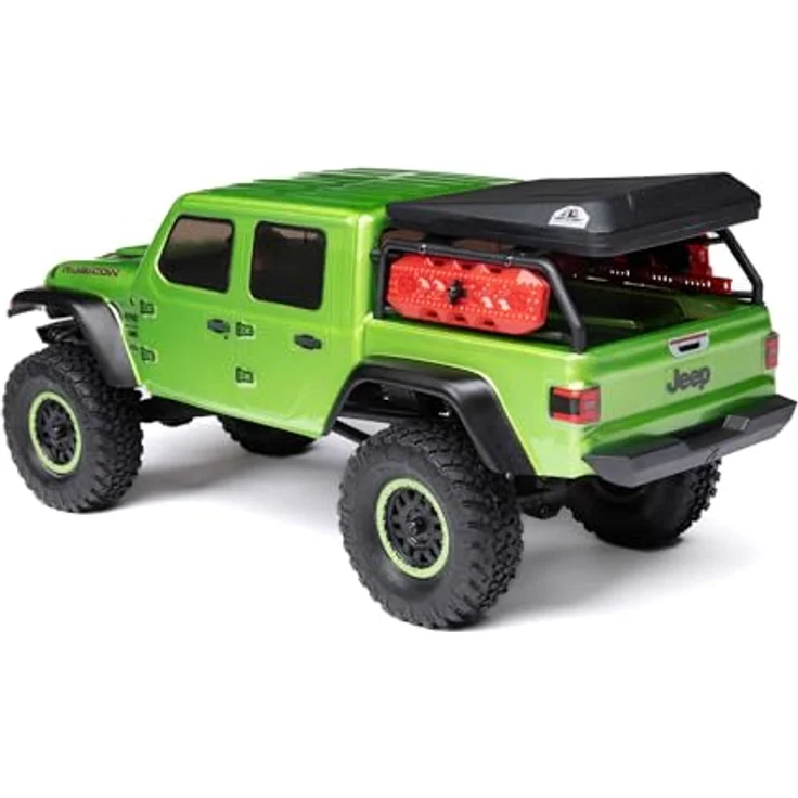 Axial SCX24 Jeep JT Gladiator 1:24 Rock Crawler, 4WD, Brushed, RTR, grün, inklusive Spektrum SLT2 Fernsteuerung und LiPo-Akku – Bild 6