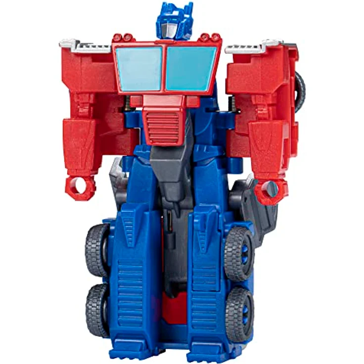 Hasbro Transformers EarthSpark Optimus Prime 1-Step Flip Changer, verwandelbare Actionfigur in einen Truck, 10 cm, mehrfarbig – Bild 3
