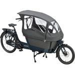 Winora Regenverdeck SC 02 V2.0, Schutzhülle für Lastenrad, Regenschutz gegen Regen und Blätter, schwarz