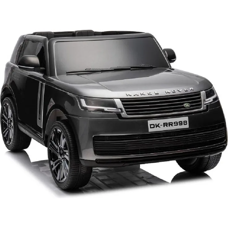 OTTO Elektro-Kinderauto "Land Rover Range Rover" 2 Sitzer - grau mit Ledersitz, EVA Reifen und Allradantrieb