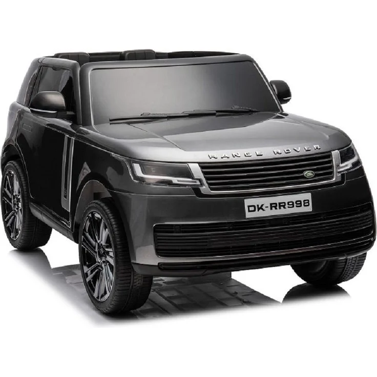 OTTO Elektro-Kinderauto "Land Rover Range Rover" 2 Sitzer - grau mit Ledersitz, EVA Reifen und Allradantrieb – Bild 1