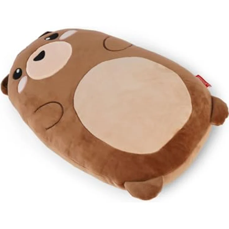 Legami Super Soft! Pillow - Teddy Bear, kuschelweicher Plüsch, braun, maschinenwaschbar bis 30°C – Bild 2