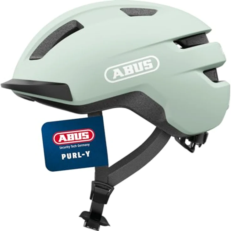 ABUS Fahrradhelm Purl-Y - NTA-Schutzhelm für E-Bike und S-Pedelec - Grün (Mint Green), Größe S – Bild 1