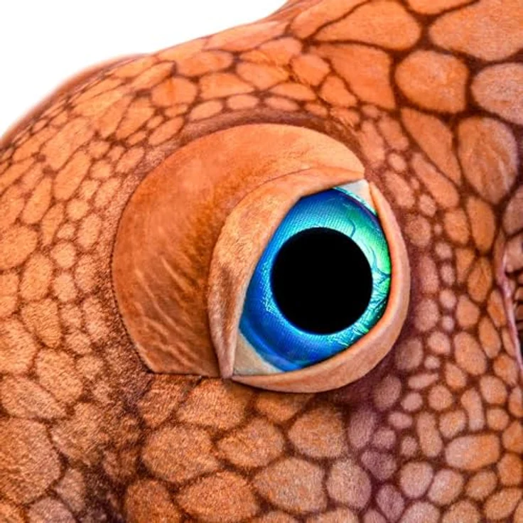 mikamax Riesiger Oktopus Kuscheltier, 150 cm XXL Plüschstofftier mit realistischen Augen, beschwertes Meerestier, hypoallergen, für Kinder – Bild 2