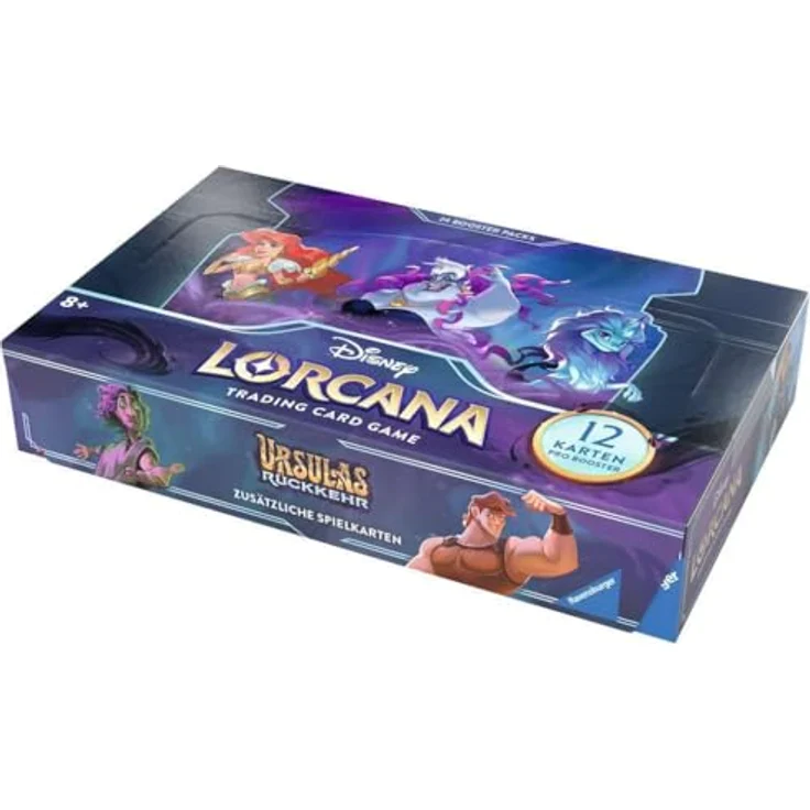 Ravensburger Spielverlag Disney Lorcana: Ursulas Rückkehr - Display mit 24 Booster Packs (Deutsch) - Sammelkarten Booster Packs mit zufälligen Karten und einer Foil-Karte in jeder Packung – Bild 2
