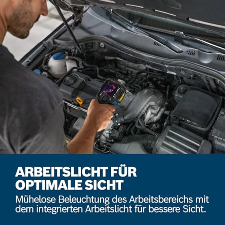 BOSCH GTC 12V-450-13 Professional, Wärmebildkamera mit 256 x 192 Pixeln Auflösung, 2,8-Zoll-Display, IP54 Schutzklasse und USB-Schnittstelle – Bild 4