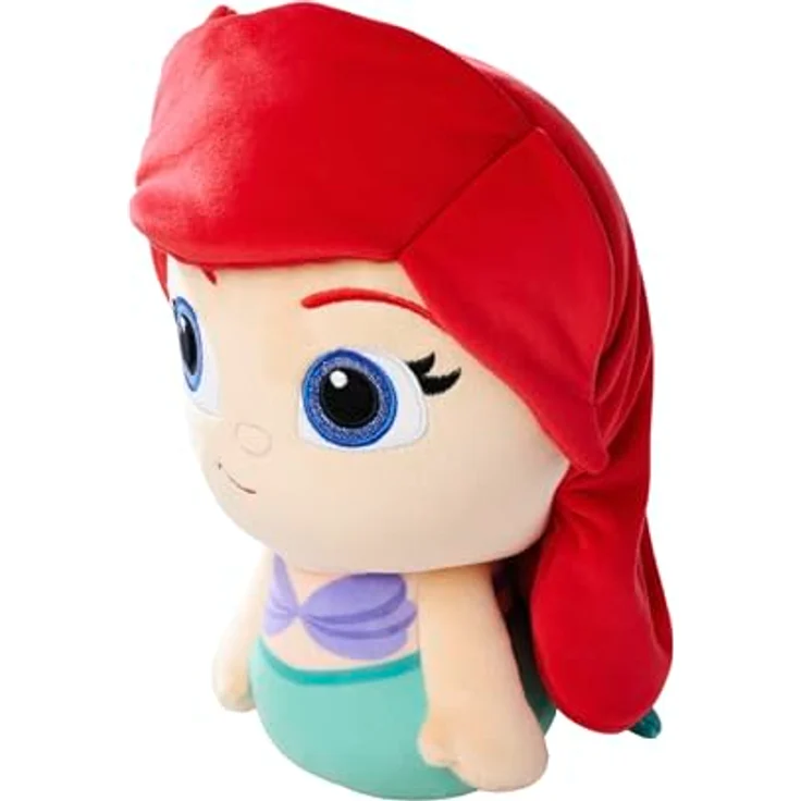 Simba Disney Doorables Arielle, 25 cm Plüschfigur mit Glitzeraugen, für Kinder ab den ersten Lebensmonaten geeignet – Bild 2