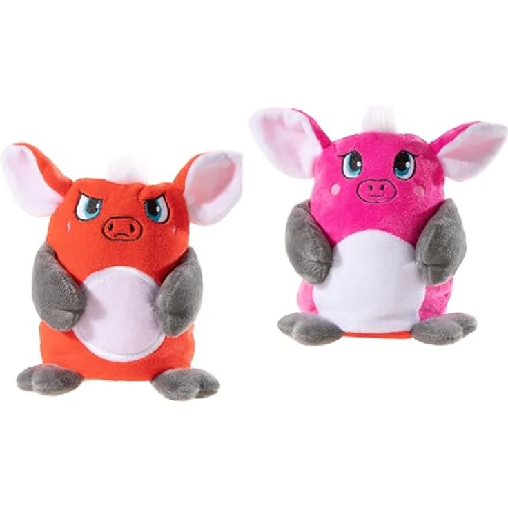 Heunec MOODBOOSTER-Wendemaskotchen Schweinchen Anina, bunt und kuschelig