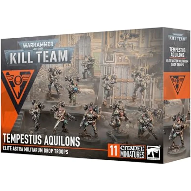 Games Workshop Warhammer 40.000 Kill Team Tempestus Aquilons, 10 mehrteilige Kunststofffiguren mit austauschbarem Zubehör und Anpassungsoptionen – Bild 2