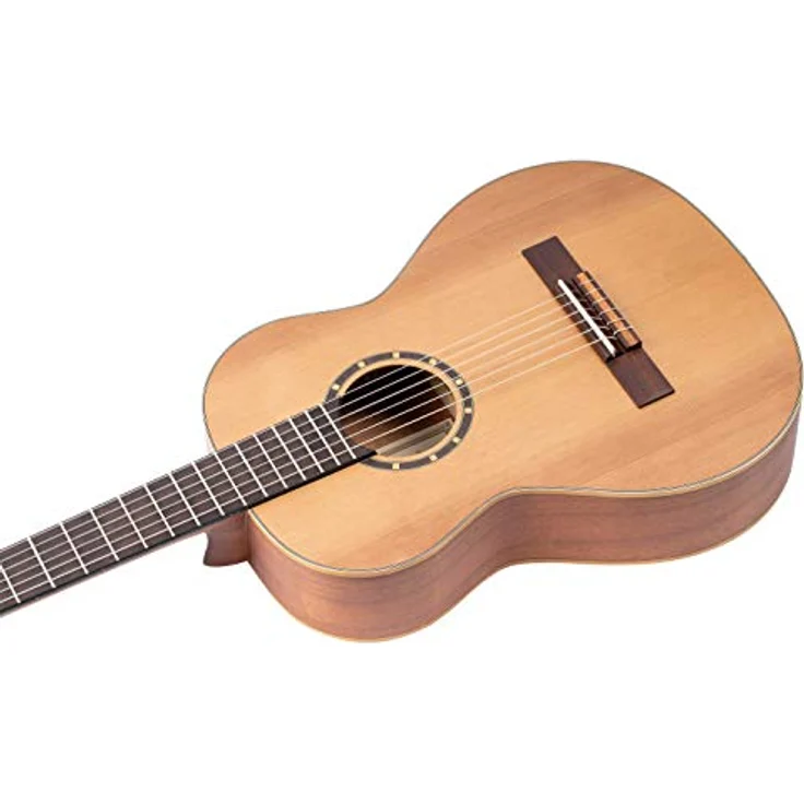 Ortega Guitars Konzertgitarre 1/4-Größe - Linkshänder - Family Series - inklusive Gigbag - Mahagoni / Zederndecke (R122-1/4-L) – Bild 4