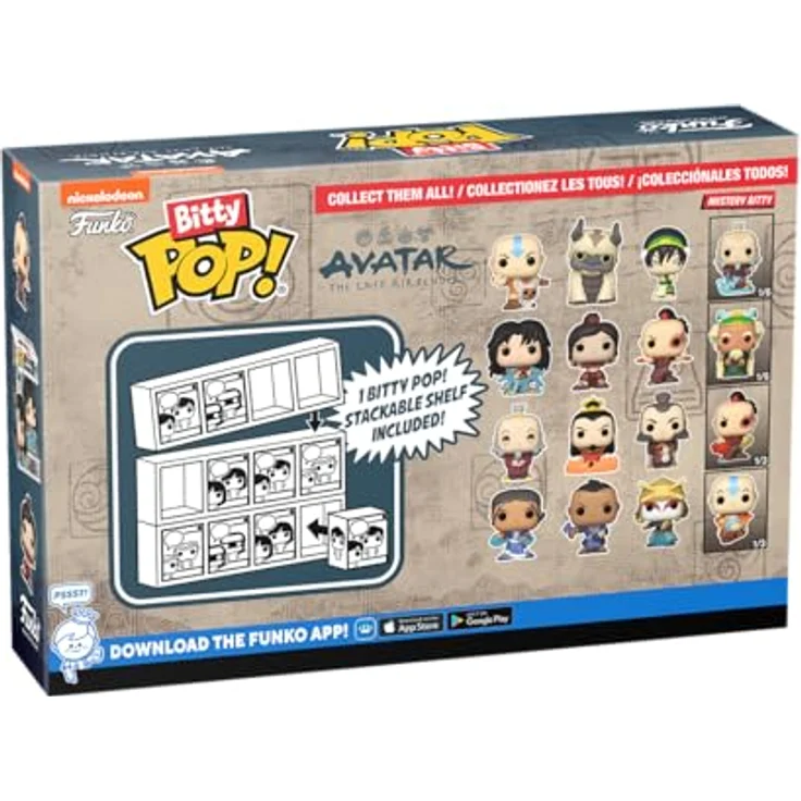 Funko Bitty Pop! Avatar: TLA - Katara 4PK mit Katara, Sokka, Suki und Überraschungs-Mini-Figur - 0.9 Inch (2.2 cm) Sammlerstück für Fans von Avatar: The Last Airbender – Bild 3