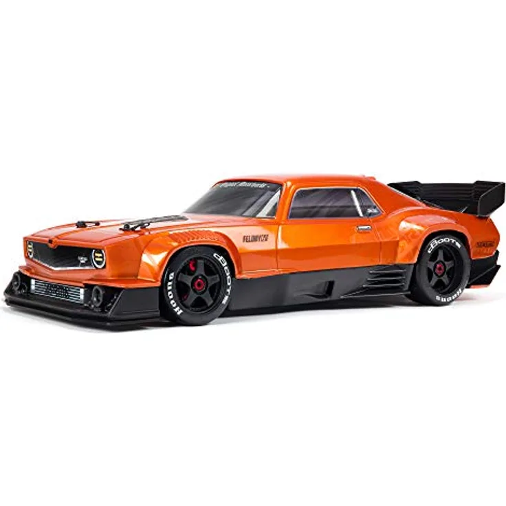 ARRMA 1/7 FELONY 6S BLX Street Bash All-Road Muscle Car RTR (betriebsbereiter Sender und Empfänger enthalten, Batterien und Ladegerät erforderlich), Orange, ARA7617V2T2