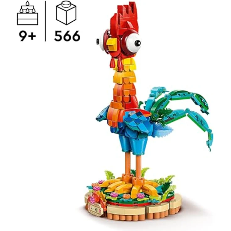 LEGO Disney Vaiana 2 Heihei - Spielset mit baubarer Tierfigur - Bauspielzeug für Filmfans - Fantasy Bauset mit Huhn - Geschenk für Mädchen und Jungen ab 9 Jahren - 43272 – Bild 2