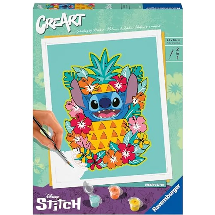 Ravensburger CreArt - Malen nach Zahlen 23933 - Disney Stitch - ab 12 Jahren
