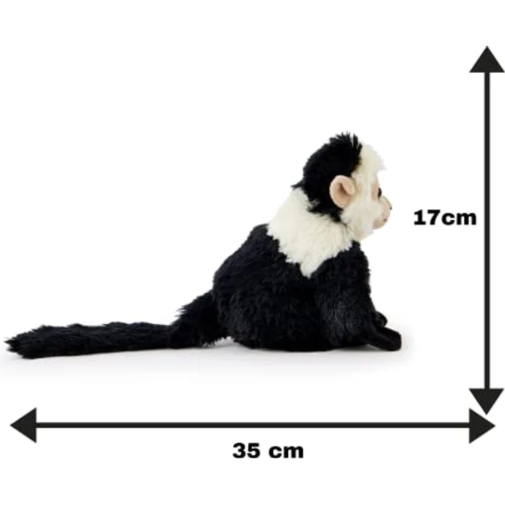 Zappi Co Kapuzineräffchen Plüschtier, Weich gefüllt, 20-22CM, niedlichesSafari-Tier für Kinder, ideal zum Kuscheln und Spielen, Weihnachtsgeschenk – Bild 3