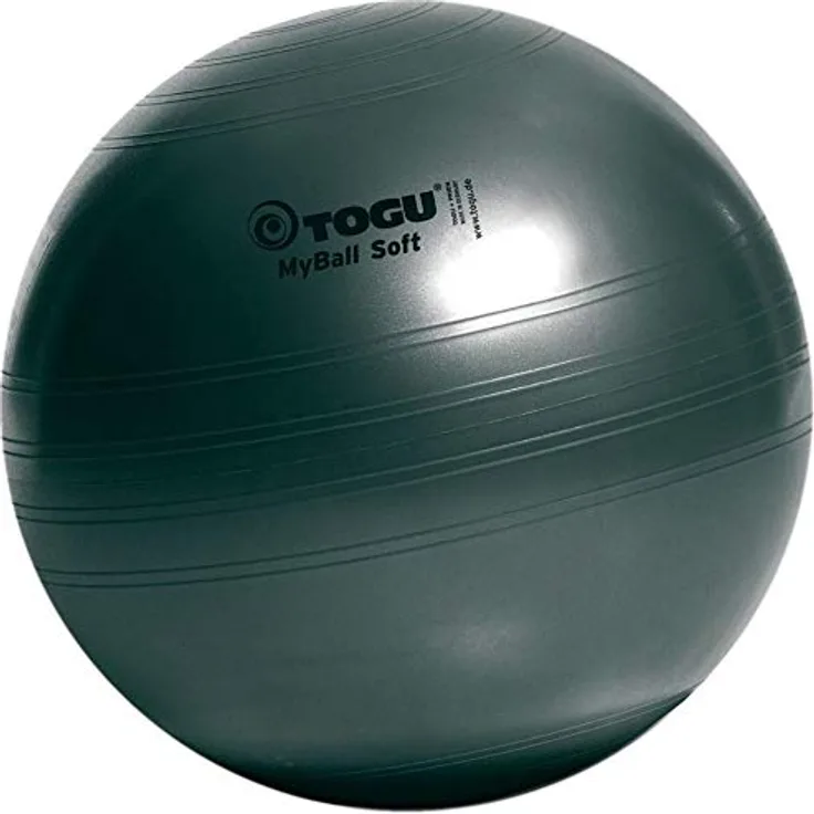 Togu Gymnastikball My-Ball Soft, anthrazit, 65 cm, 418655