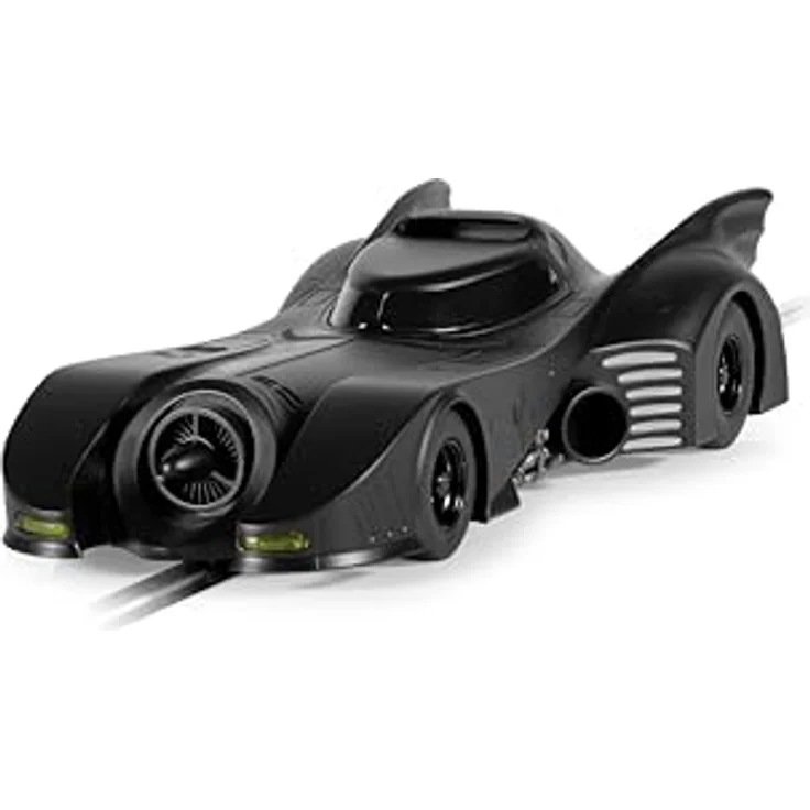 Scalextric C4492 1:32 Batmobile 1989 HD - Slotcar, Rennbahn Auto mit Lichtfunktion, Schwarz – Bild 2