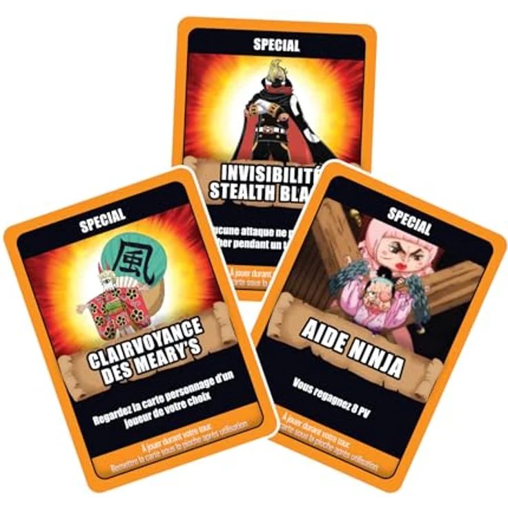 TOPI GAMES One Piece Kartenspiel Spirit, are you there? *Französische Version*, Sammelkarten für 2-12 Spieler, ab 7 Jahren, 3 Spielmodi, 30 Charakterkarten – Bild 6