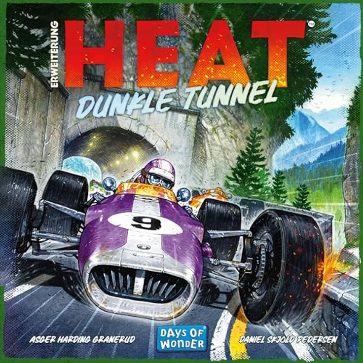 Days of Wonder Heat – Dunkle Tunnel, Erweiterung für Kennerspiel, Rennspiel für 1-7 Spieler, ab 10 Jahren, 60 Minuten Spielzeit, Deutsch – Bild 2