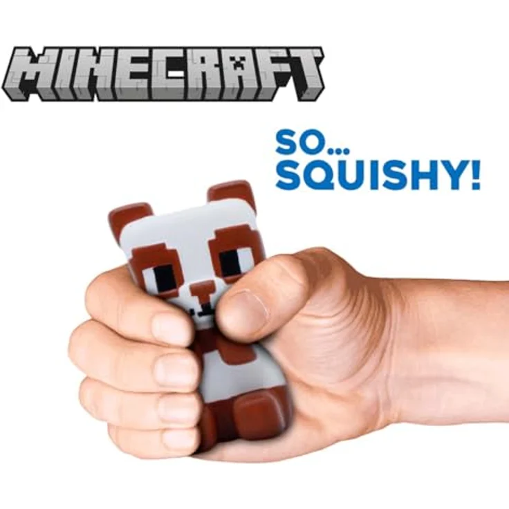 Diverse Mini Squishme Minecraft Set, 5 ikonische Figuren mit Metallic-Lackierung, Offizielles Merchandise für Fans und Sammler – Bild 4