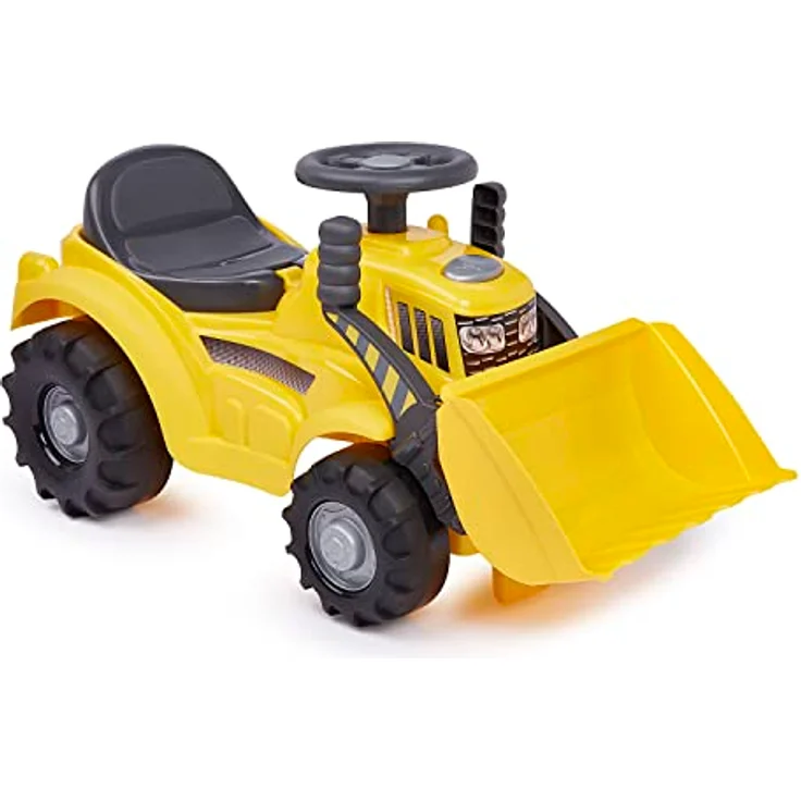 Ecoiffier Traktor Tracto Schaufel – Outdoor-Spiel für Kinder, Gelb, Hergestellt in Frankreich – Bild 1