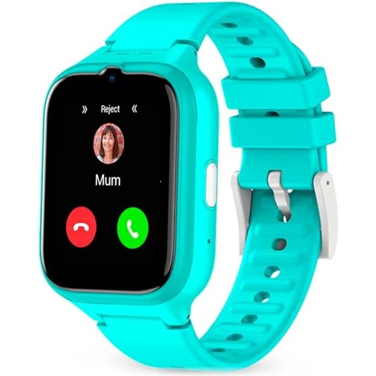 SPC Smartee 4G Kids, Smartwatch für Kinder mit GPS, Videoanrufen, SOS-Taste, IP68, in fröhlichem Grün – Bild 1