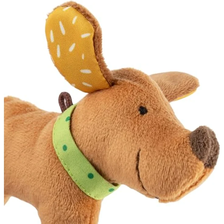 Sigikid Greifling sigibaby Dackel, Babygreifling mit Rassel, 15 cm, waschmaschinengeeignet, Unisex – Bild 4