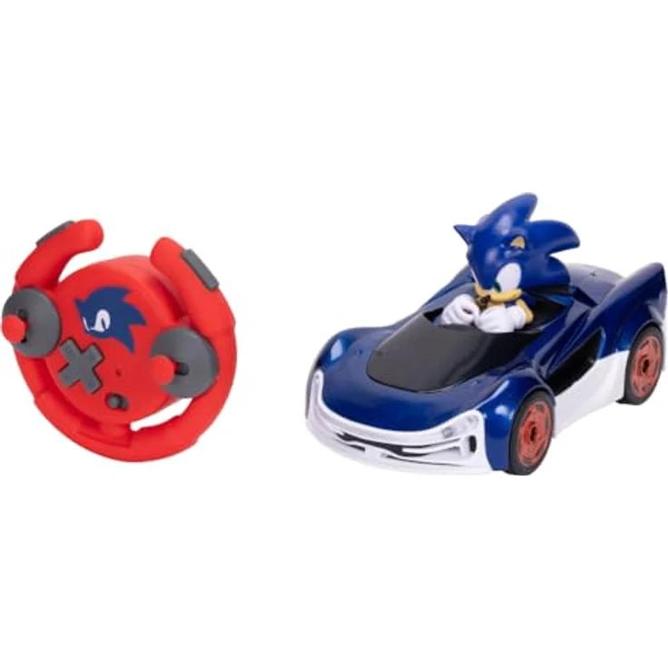 Jakks Pacific Sonic Speed Star Lightning R/C Driftfahrzeug, funkferngesteuertes Auto mit zwei Fahrmodi und Lichteffekten – Bild 4
