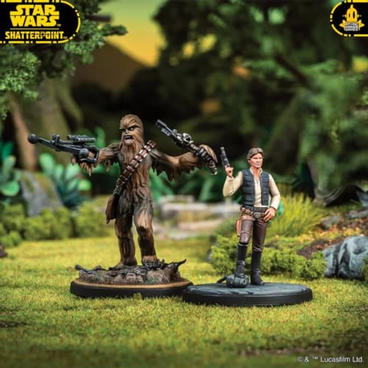 Atomic Mass Games AMGD1027 - Star Wars: Shatterpoint - Real Quiet Like Squad Pack, Erweiterung mit Han Solo, Chewbacca und Rebel Commando Einheiten für 2 Spieler, ab 14 Jahren – Bild 5