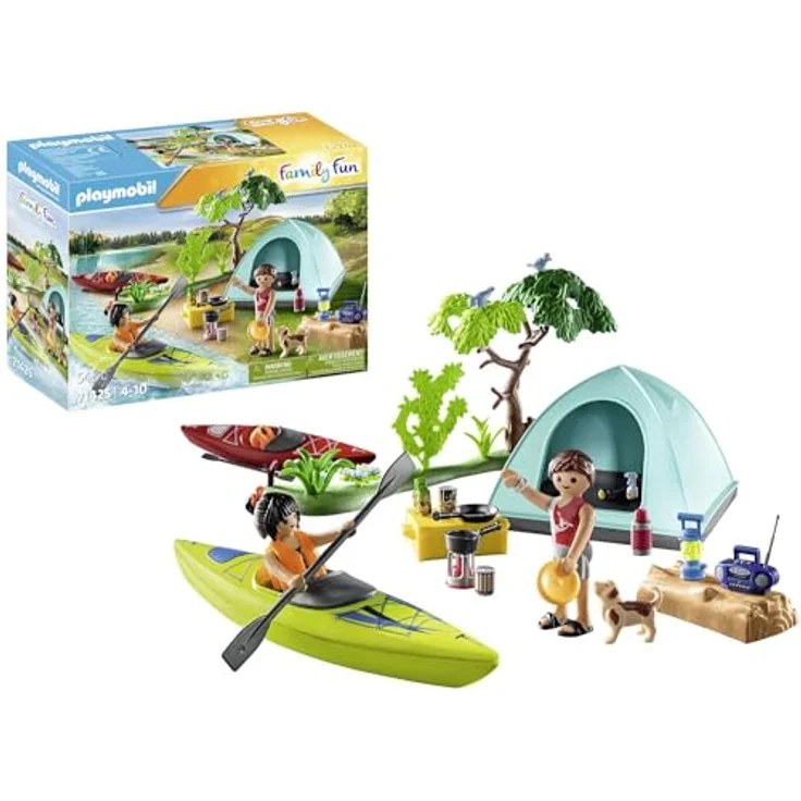 Playmobil® Konstruktions-Spielset Zelten (71425), Family & Fun, (54 St) – Bild 2