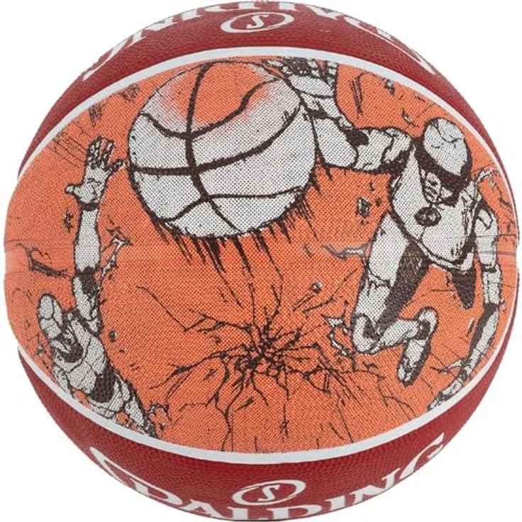 Spalding Basketball Sketch Dribble, hochwertiger Basketball mit attraktivem Design – Bild 3