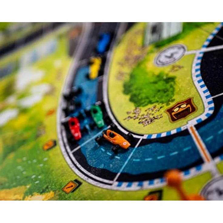 Asmodée HEAT - Heavy Rain Expansion (DOW9102), Brettspiel-Erweiterung für strategisches Rennspiel – Bild 5